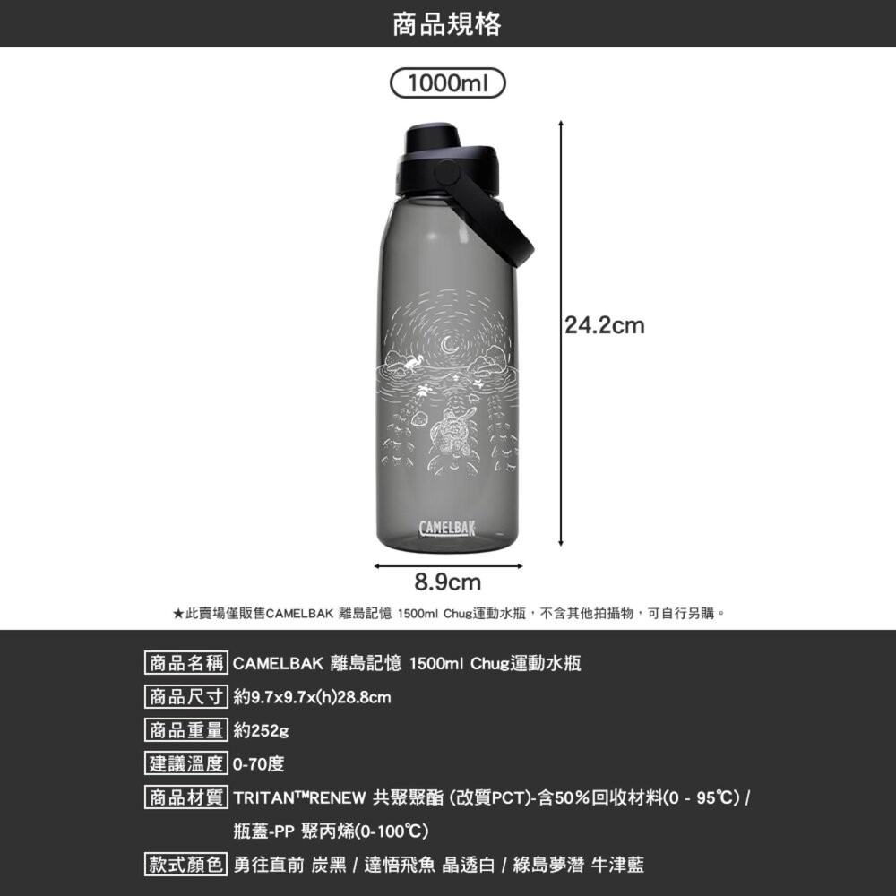 CAMELBAK 離島記憶 Chug運動水瓶 杯 杯子 露營杯 水壺 水瓶 戶外用品 露營 逐露天下-細節圖9