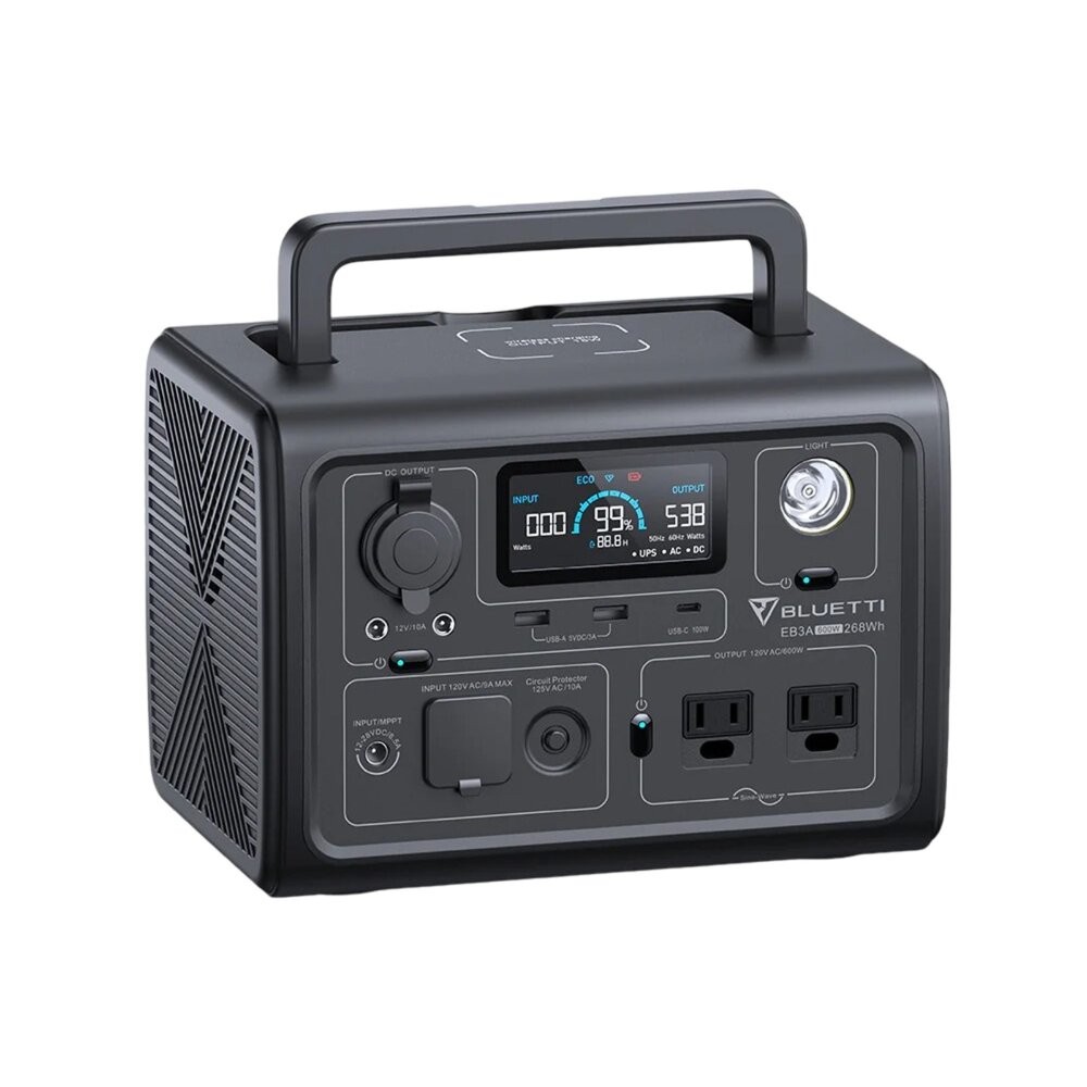 蔚藍 BLUETTI EB3A 戶外行動電站 行動電源 戶外電源 移動電源 露營電源 露營電池 露營 逐露天下-細節圖2