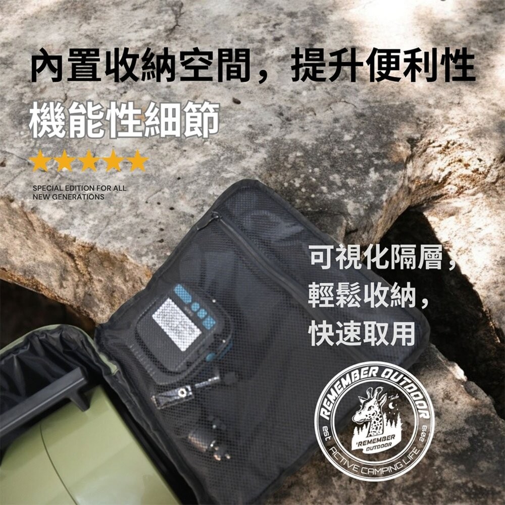 樂活不露 二代加厚版渦輪扇防護包 收納 收納袋 露營收納袋 裝備袋 露營收納 露營風扇 露營裝備 露營 逐露天下-細節圖8