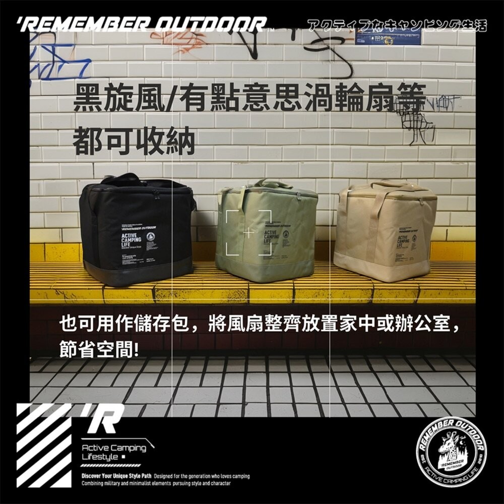 樂活不露 二代加厚版渦輪扇防護包 收納 收納袋 露營收納袋 裝備袋 露營收納 露營風扇 露營裝備 露營 逐露天下-細節圖9