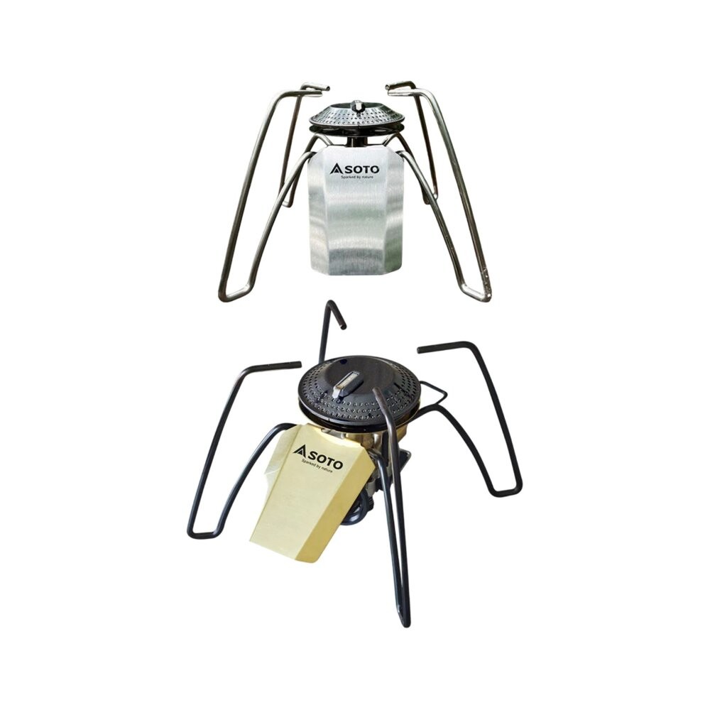 SOTO 輕便型蜘蛛爐 ST-340 黃銅版黑蜘蛛爐 ST-340BR 蜘蛛爐 登山 戶外 露營 逐露天下-細節圖2