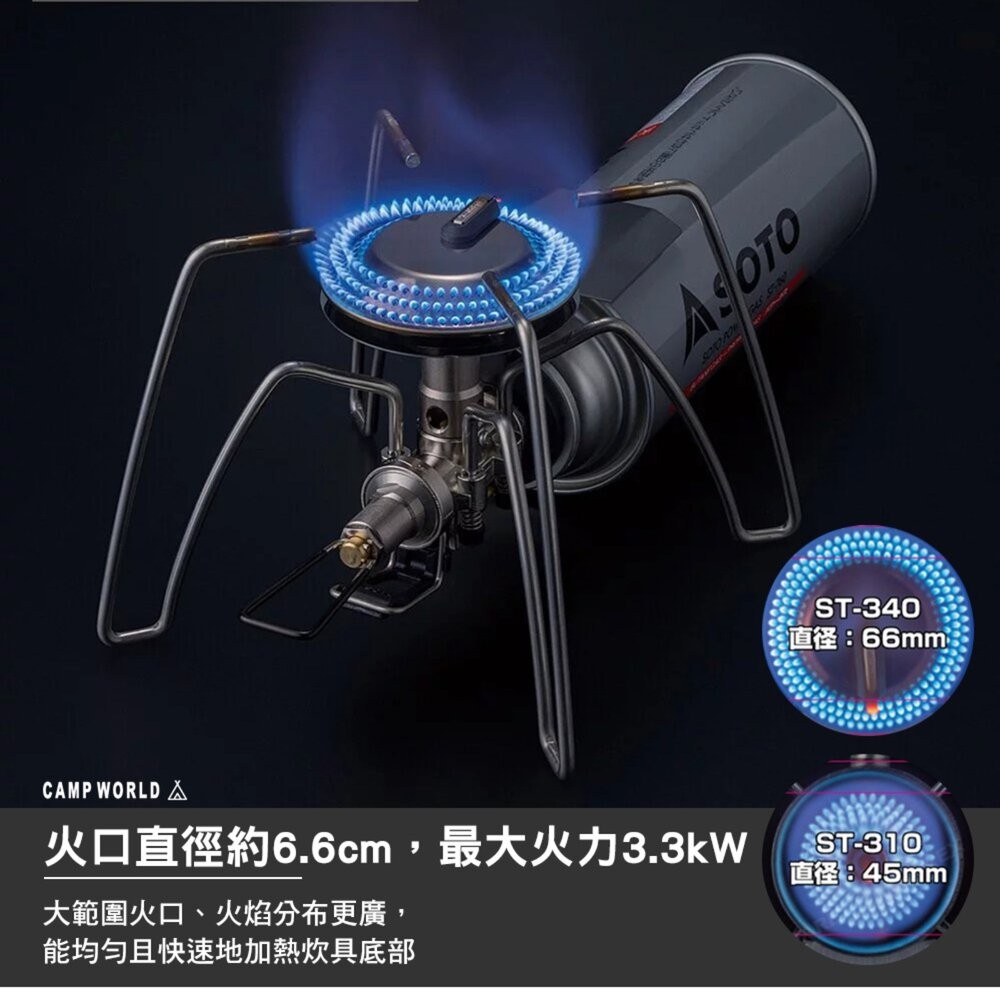SOTO 輕便型蜘蛛爐 ST-340 黃銅版黑蜘蛛爐 ST-340BR 蜘蛛爐 登山 戶外 露營 逐露天下-細節圖6