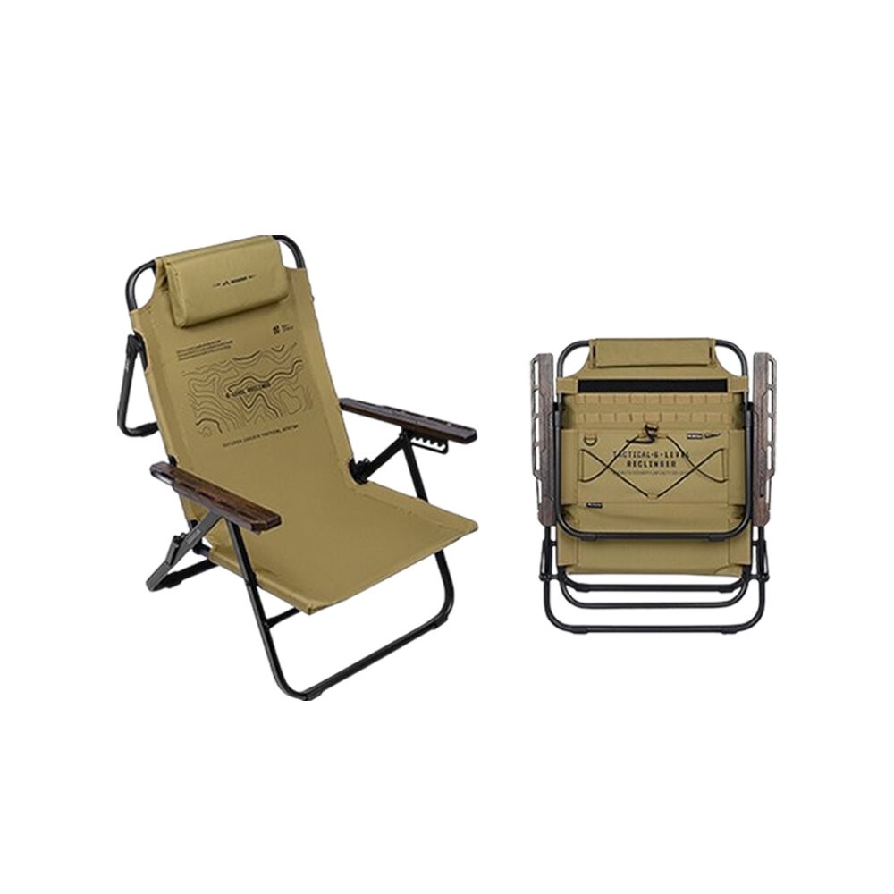 山趣 ST-05 六段調節躺椅 逐暮黑 戰鷹沙 折疊椅 露營椅 露營椅子 椅子 椅 高背椅 露營 逐露天下-規格圖11
