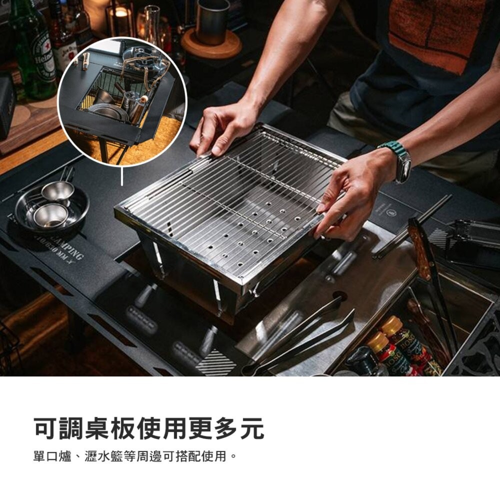 CEC 變形金剛系列4.5單位桌 露營桌 折疊桌 桌子 桌 igt igt桌 露營 逐露天下-細節圖4