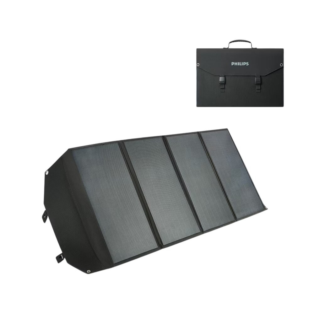 PHILIPS 100W 太陽能充電板 DLP8843C 太陽能板 太陽能 行動電源 防災 登山 戶外 露營 逐露天下-細節圖2