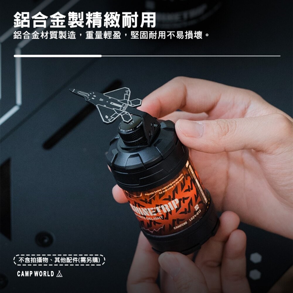 山趣 ST-05 19燈巡航標 1/4旋轉吊環螺絲 19燈 燈 照明燈 露營燈 擺攤燈 露營燈架 露營 逐露天下-細節圖6