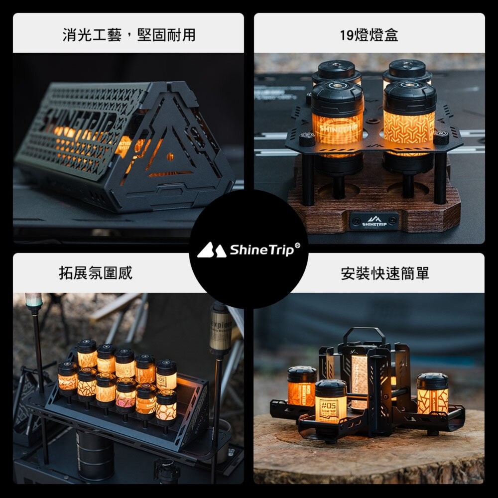 山趣 ST-05 19燈配件 19燈 燈盒 展示盒 燈 照明燈 露營燈 擺攤燈 led 野營燈 營燈 露營 逐露天下-細節圖3