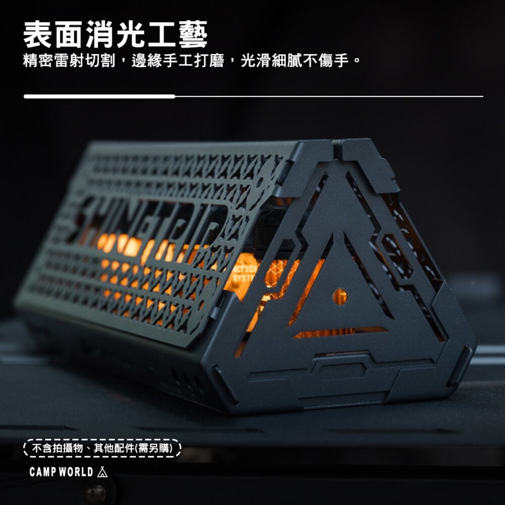 山趣 ST-05 19燈配件 19燈 燈盒 展示盒 燈 照明燈 露營燈 擺攤燈 led 野營燈 營燈 露營 逐露天下-細節圖4