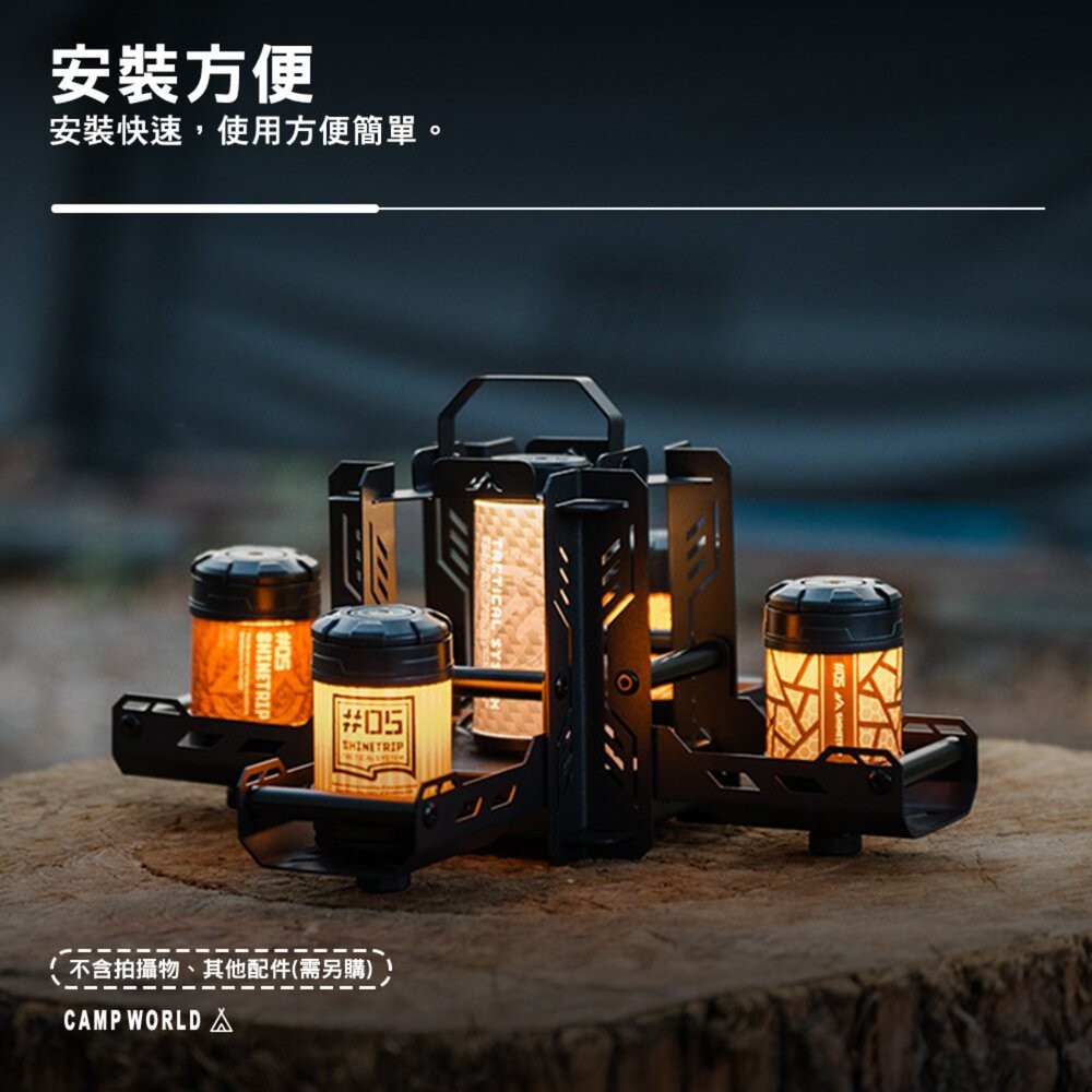 山趣 ST-05 19燈配件 19燈 燈盒 展示盒 燈 照明燈 露營燈 擺攤燈 led 野營燈 營燈 露營 逐露天下-細節圖7