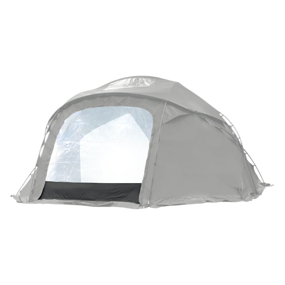 厚頭龍圓頂帳前門TPU掛窗(黑色)