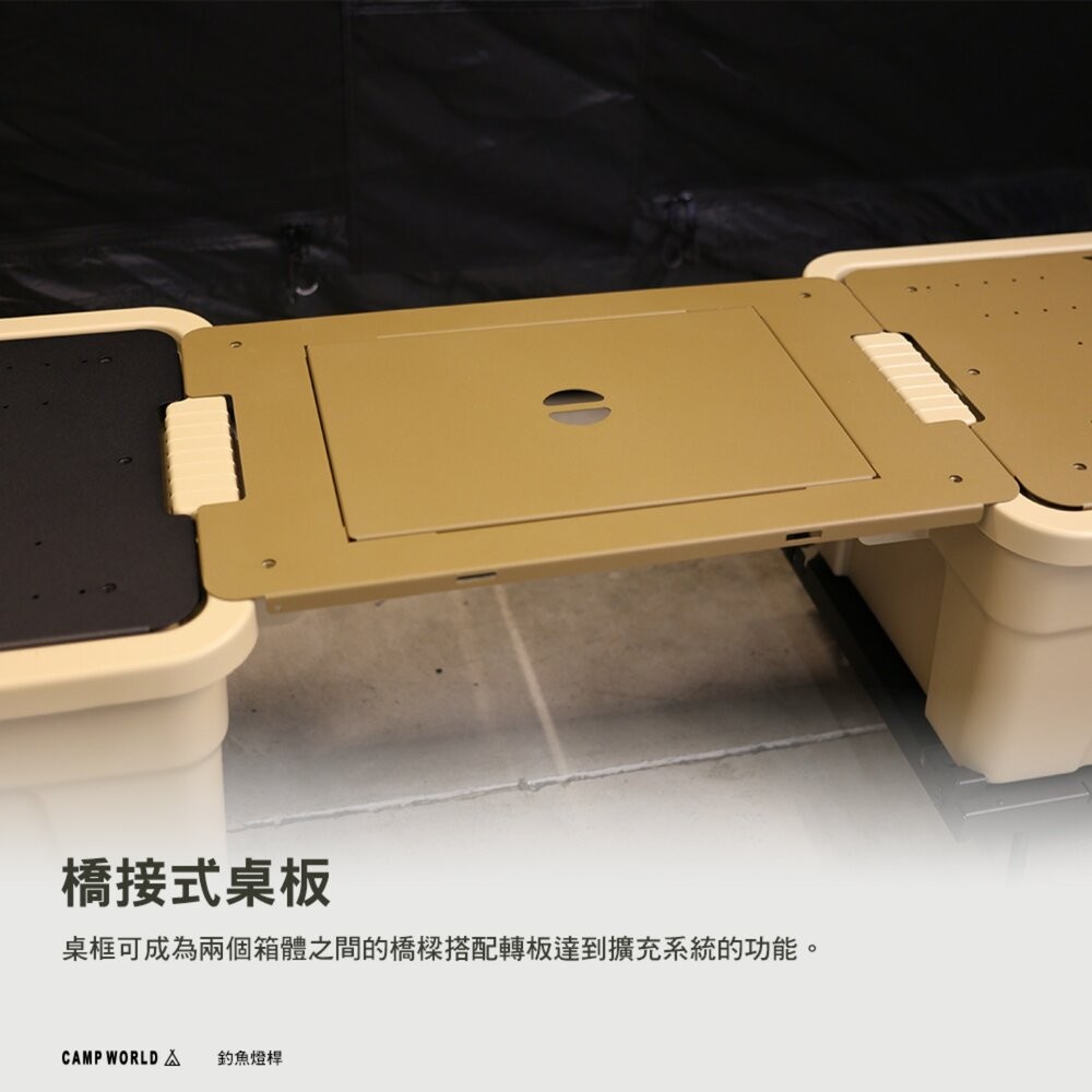 THE IRON THOR收納箱 上蓋桌板 1單位桌框 1單位蓋板 折疊桌 桌 整理箱 露營收納箱 露營 逐露天下-細節圖8