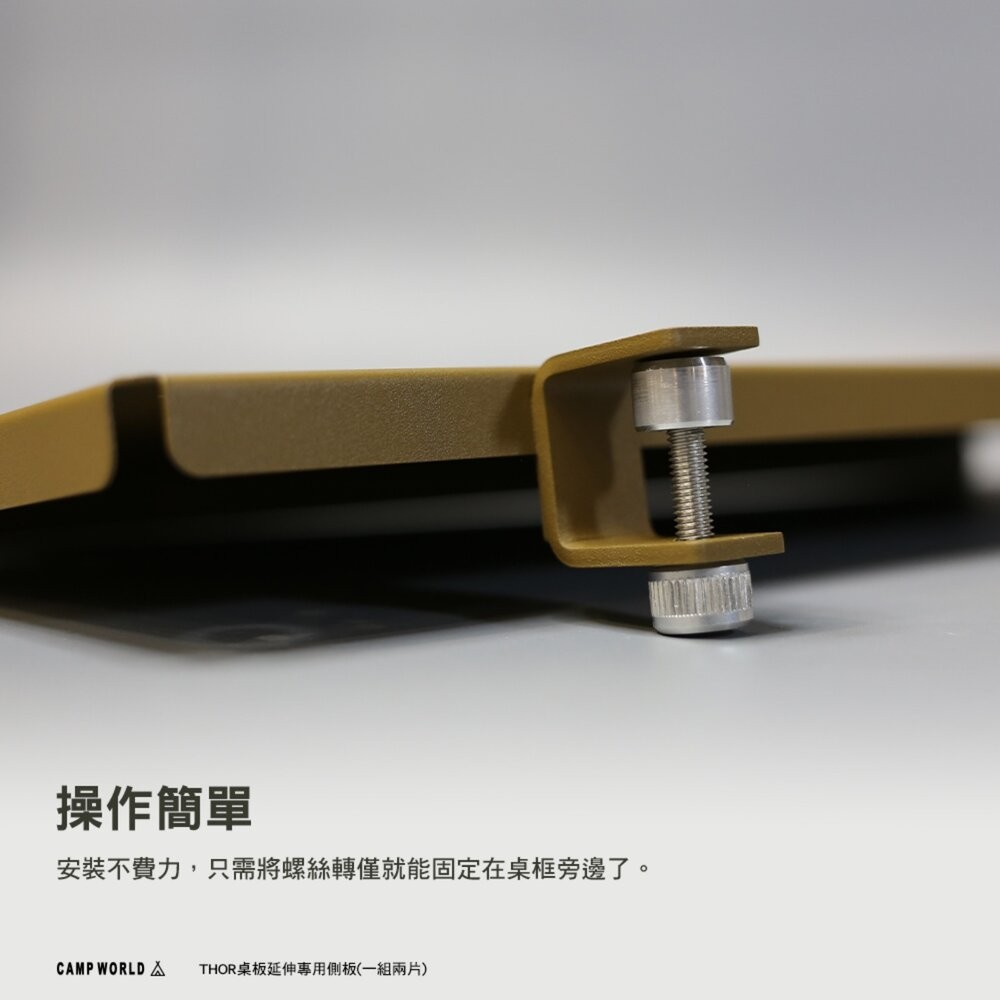 THE IRON THOR桌板延伸專用側板 一組兩片 桌 igt桌板 摺疊桌 整理箱 露營收納箱 露營箱 露營 逐露天下-細節圖7