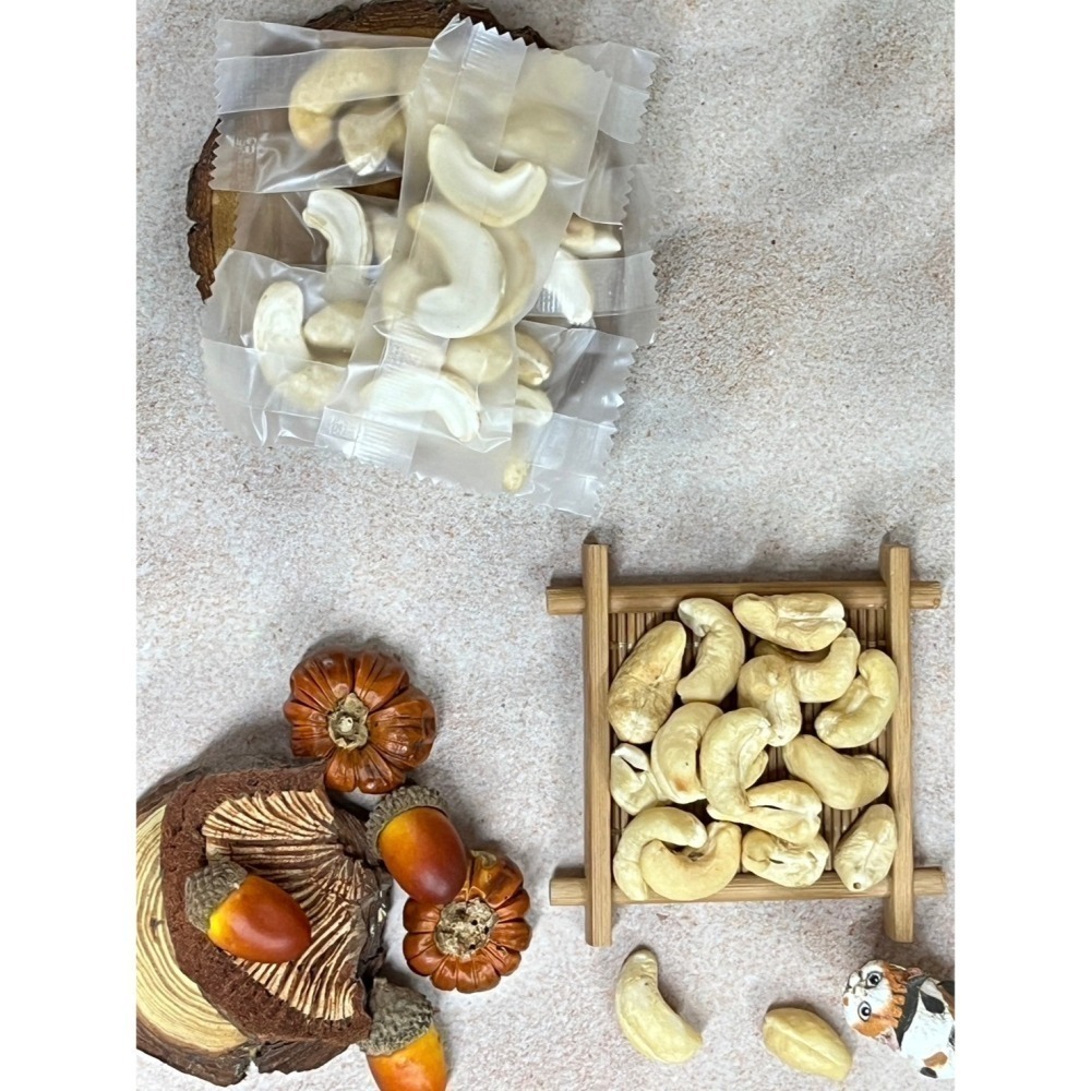 掌櫃食堂 -現烤原味腰果 200公克裝 獨立10公克小包【桃園嚴選】-細節圖3