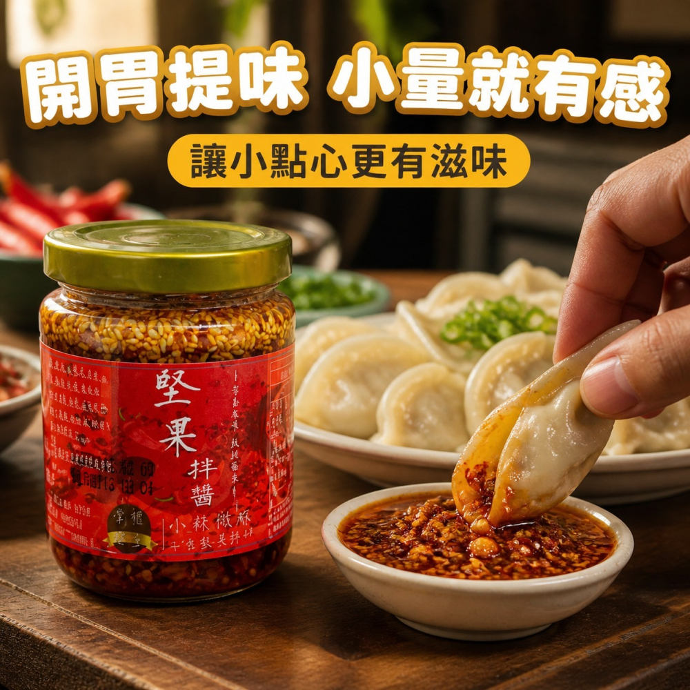 掌櫃食堂-堅果辣拌醬 【桃園嚴選】-細節圖4