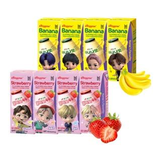 韓國Binggrae 香蕉牛奶 草莓牛奶．保久調味乳200mL BTS聯名款 保久乳 好市多 好市多代購