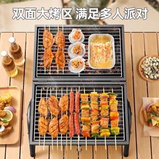煙囪烤肉爐 烤肉爐 烤肉架 露營 戶外 烤肉 折疊烤肉架 煎烤兩用 碳烤爐 燒烤爐 烤盤 柴火爐-細節圖9