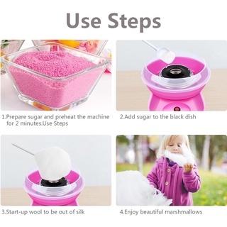 現貨臺灣用110V 兒童 迷你棉花糖機 迷你 電動 DIY家用棉花糖機 棉花糖機 自製 棉花糖 全自動 彩色棉花糖機-細節圖5