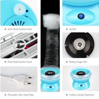 現貨臺灣用110V 兒童 迷你棉花糖機 迷你 電動 DIY家用棉花糖機 棉花糖機 自製 棉花糖 全自動 彩色棉花糖機-細節圖6