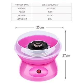 現貨臺灣用110V 兒童 迷你棉花糖機 迷你 電動 DIY家用棉花糖機 棉花糖機 自製 棉花糖 全自動 彩色棉花糖機-細節圖7