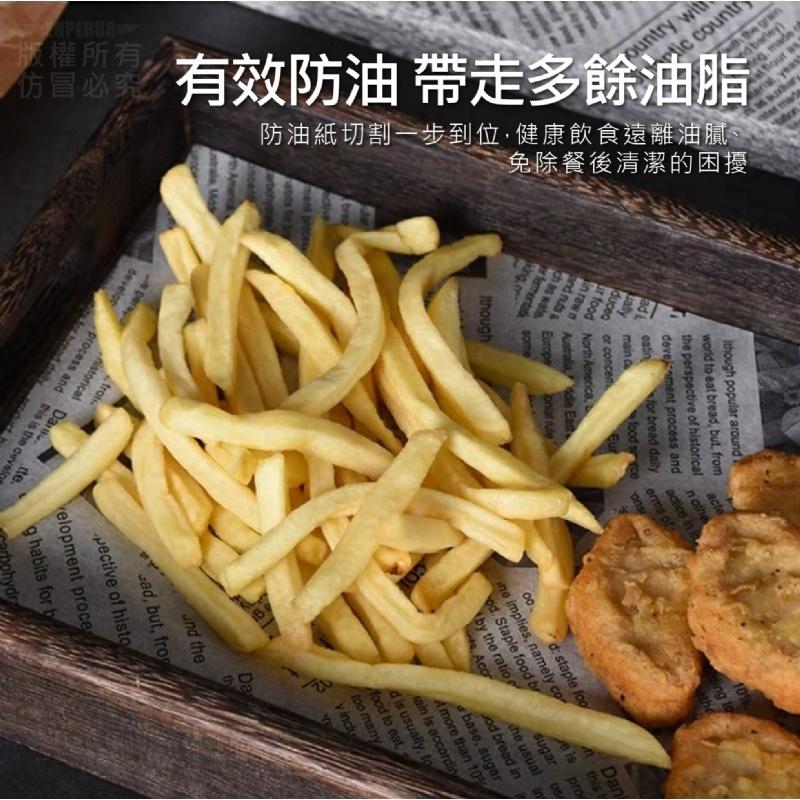 印花吸油墊紙 一紙多用 吸油防黏 吸出食物多餘油脂 放盤子上 裝飾實用 包裝食物 美觀方便 英報設計-細節圖3