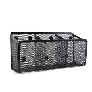 現貨 磁性可吸式筆筒 白板筆筒 收納盒 大容量磁鐵筆盒 金屬簡約家居辨公用品  磁吸筆筒-細節圖2