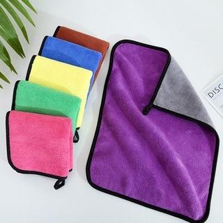 現貨擦車巾 洗車毛巾 加厚雙面毛巾 不掉色 毛巾 車載用品 擦車布 吸水 洗車巾 車用毛巾 超細纖維 複合吸水布 珊瑚絨-細節圖3