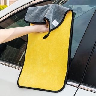 現貨擦車巾 洗車毛巾 加厚雙面毛巾 不掉色 毛巾 車載用品 擦車布 吸水 洗車巾 車用毛巾 超細纖維 複合吸水布 珊瑚絨-細節圖6