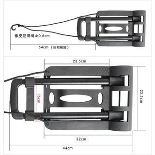 葳葳生活選物 現貨推車 購物車 拖拉車 工作車 手拉車 載貨 出國 搬家 露營 折疊手推車 手拉車 便攜折疊 拉貨推車-細節圖3