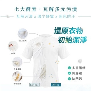 清淨海 純淨泰迪 植萃酵素 洗衣膠囊 綠薔薇  小蒼蘭  晨露香  爽身粉香(5gx30顆/袋) 天然酵素 固色防汙-細節圖6