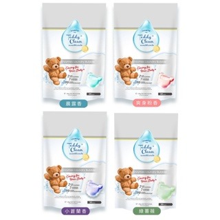 清淨海 純淨泰迪 植萃酵素 洗衣膠囊 綠薔薇  小蒼蘭  晨露香  爽身粉香(5gx30顆/袋) 天然酵素 固色防汙-細節圖8