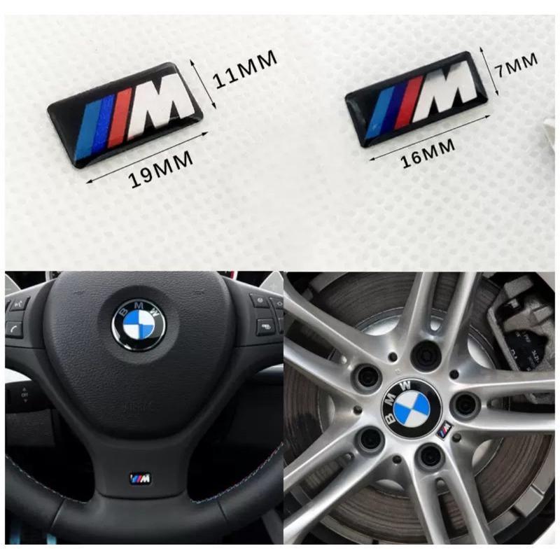 台灣現貨 BMW 寶馬 M標 汽車小標 方向盤貼 輪框貼 車貼 汽車貼紙-細節圖8