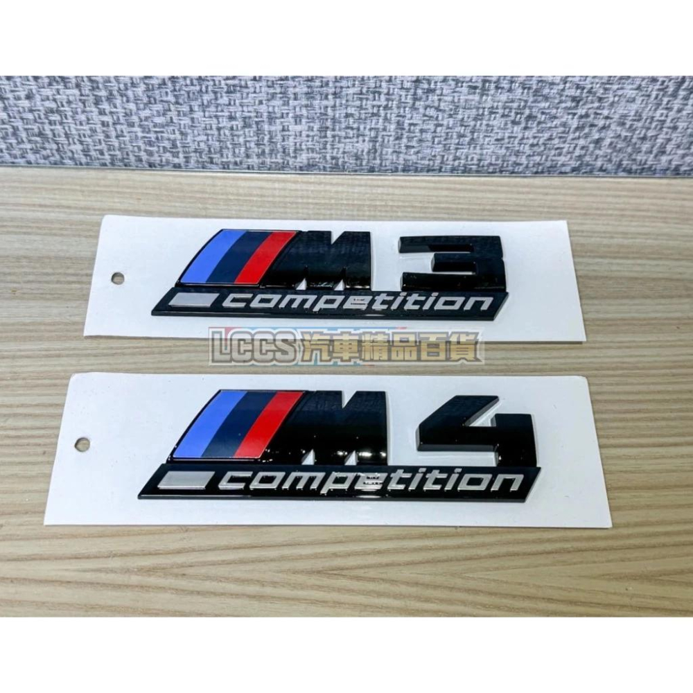 台灣現貨 BMW M3 M4 competition車標 尾標 雷霆版車標-細節圖3