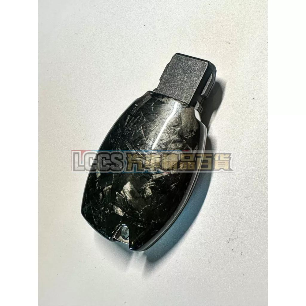 台灣現貨 Benz  賓士C class S class車系專用鍛造碳纖維 鍛造卡夢鑰匙殼AMG C300 CLA250-細節圖2