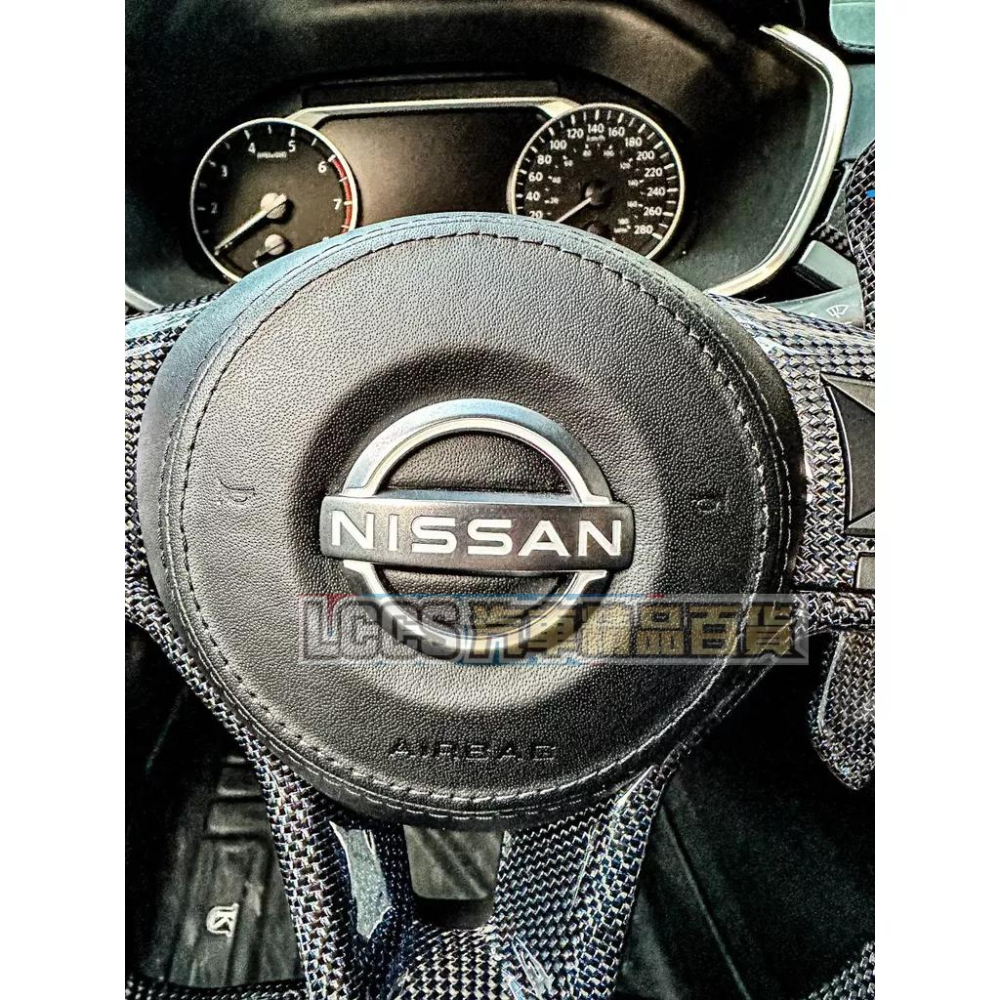Nissan車系新世代方向盤適用真皮包覆喇叭蓋-細節圖3