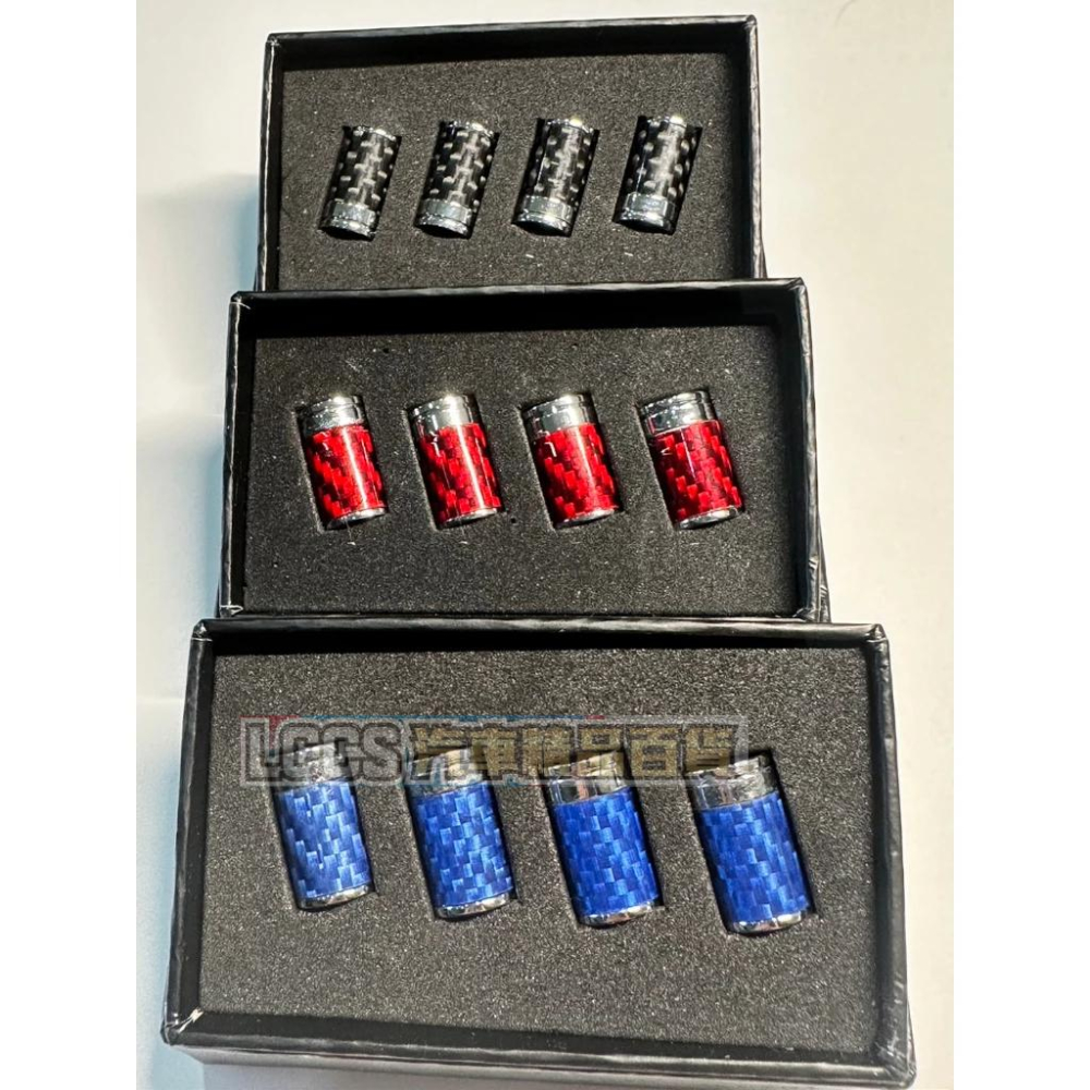 現貨 Benz賓士車系通用鋅合金包覆真碳纖維氣嘴蓋GLA GLC C200 C300-細節圖9