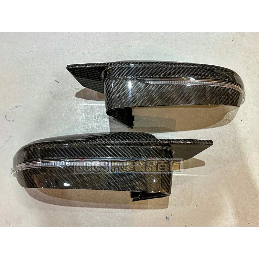 台灣現貨BMW G20 G21 G22 G26 G30 G31 G11 G15 G16適用乾碳碳纖維/鍛造碳牛角後視鏡殼-細節圖6