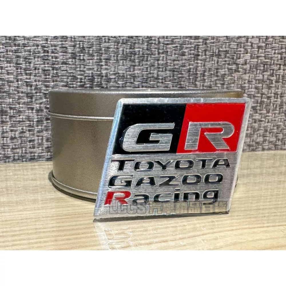 台灣現貨 TOYOTA 豐田GR TOYOTA GAZOO RACING金屬小標 改裝車標 車貼 汽車貼紙-細節圖2