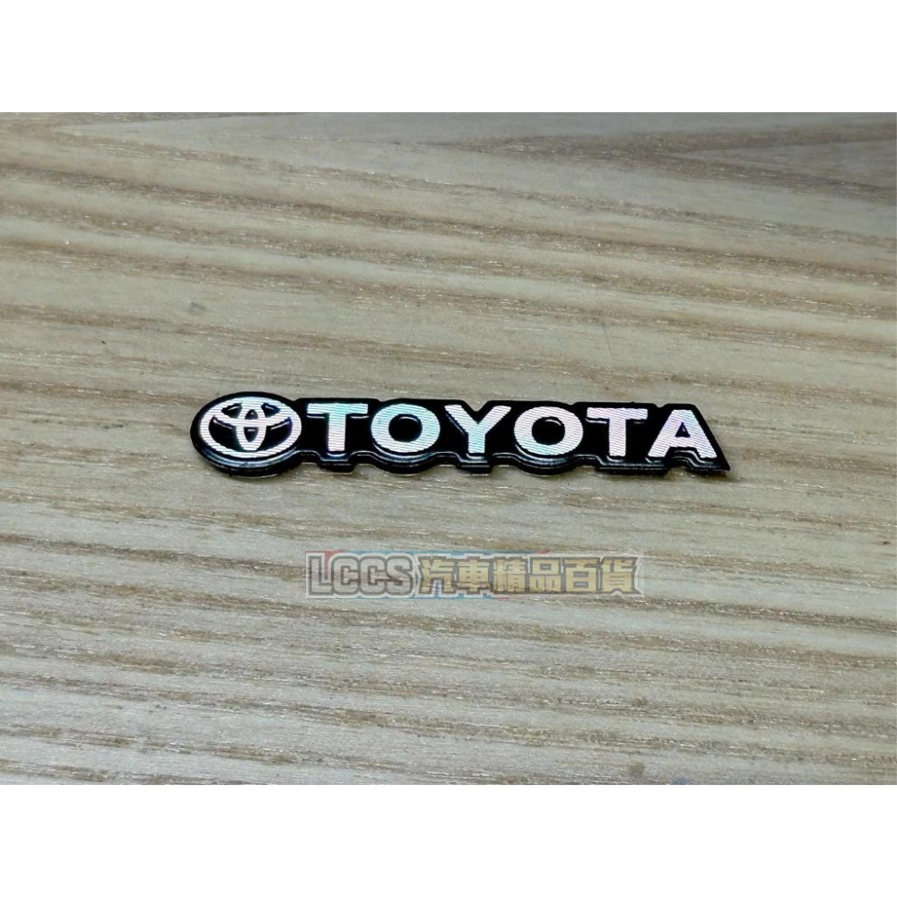 台灣現貨 TOYOTA  鋁製汽車小標  車貼 汽車貼紙 隨意貼 內裝儀表板方向盤貼Altis-細節圖4