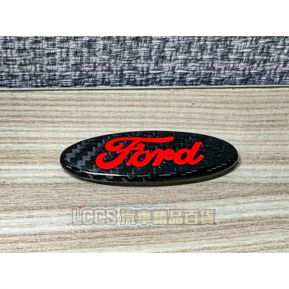 現貨 福特  FORD碳纖維方向盤標  正卡夢方向盤飾蓋  方向盤裝飾貼-細節圖4