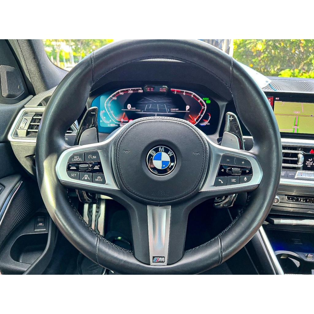 台灣現貨 BMW G世代適用真鍛造碳纖維換檔撥片 卡夢 G20 G21 G22 G30 330i 340i X6 X3-細節圖9