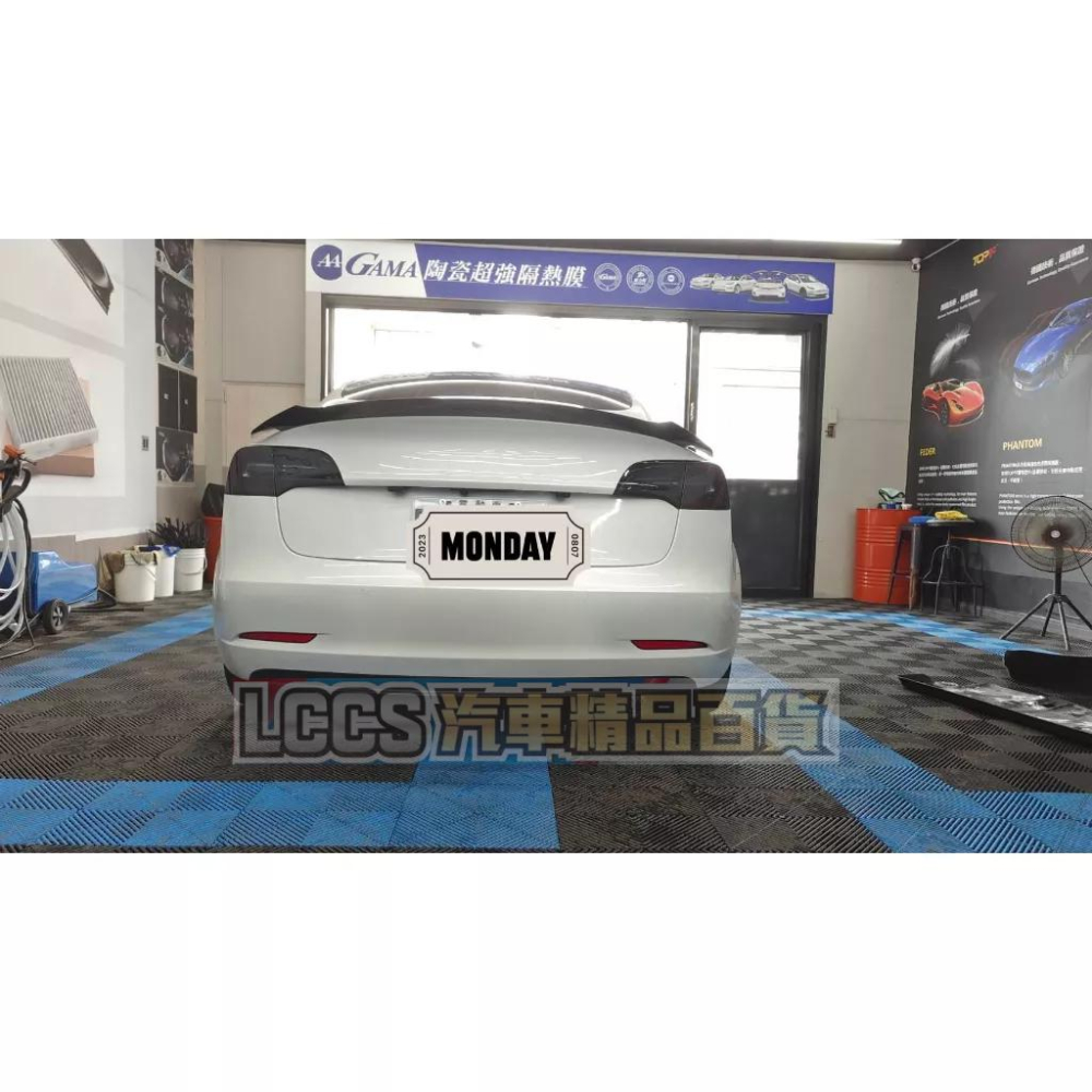 現貨  適用Tesla特斯拉 Model 3尾翼 鴨尾改裝 擾流板-細節圖2
