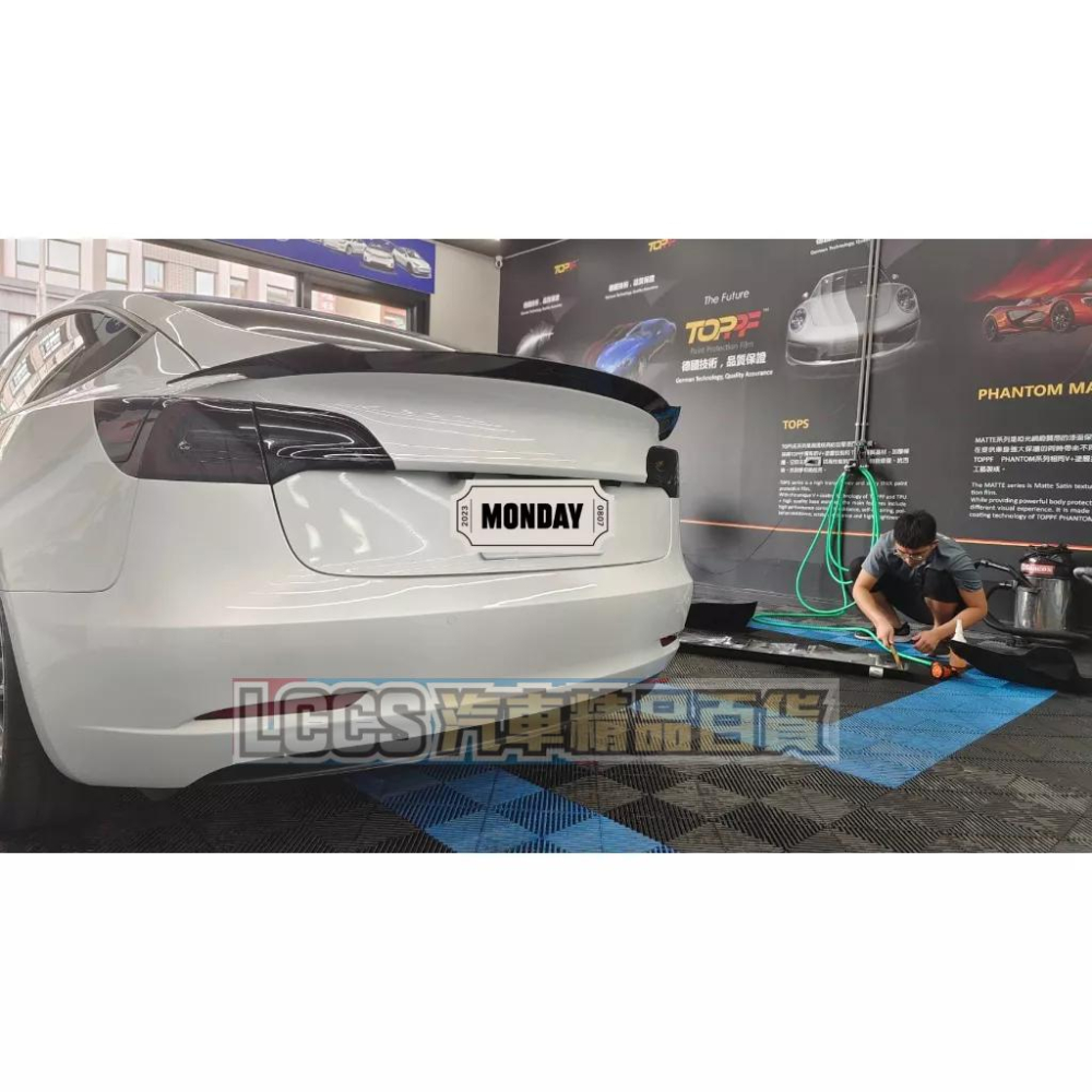 現貨  適用Tesla特斯拉 Model 3尾翼 鴨尾改裝 擾流板-細節圖3