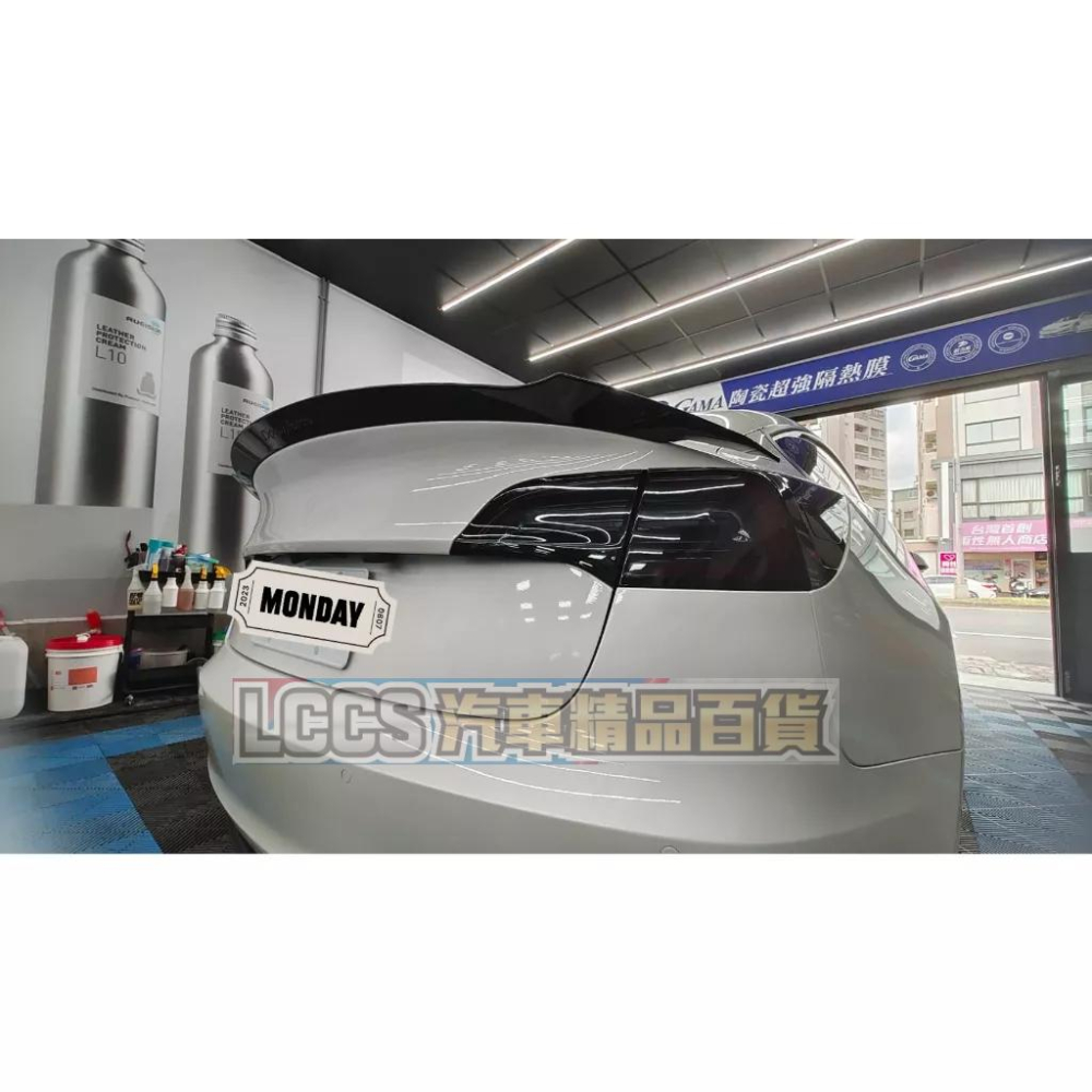 現貨  適用Tesla特斯拉 Model 3尾翼 鴨尾改裝 擾流板-細節圖4