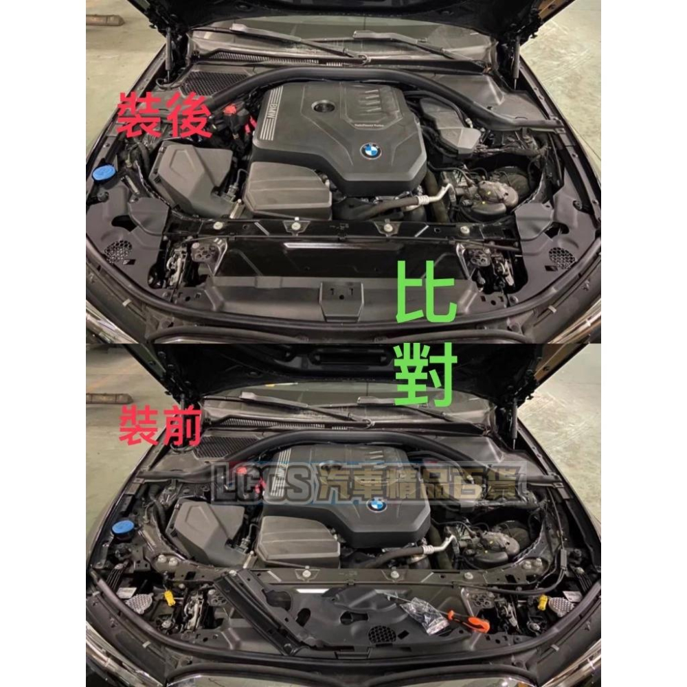 台灣現貨 BMW 寶馬 適用新3系列G20 G21大燈蓋板 頭燈蓋板 上蓋板 引擎室大燈護板-細節圖2