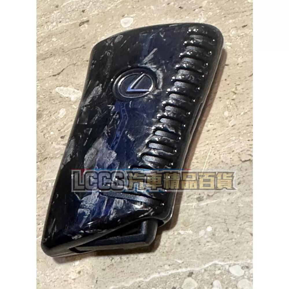 現貨 Lexus ES UX RX NX新世代車系專用鍛造碳纖維 鍛造卡夢鑰匙殼 Lexus ES UX RX NX-細節圖4