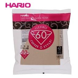 【現貨】日本HARIO V60無漂白圓錐咖啡濾紙100入1-6人份100%純天然原木槳 03 濾紙