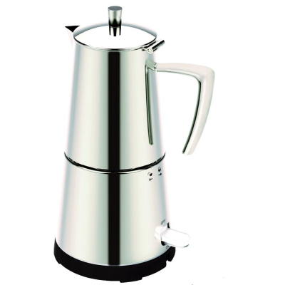 寶馬牌 電動摩卡咖啡壺 可煮4人量/咖啡壺/18-8不鏽鋼/電動摩卡壺/蒸氣壓力萃取 HK-SHW-M4