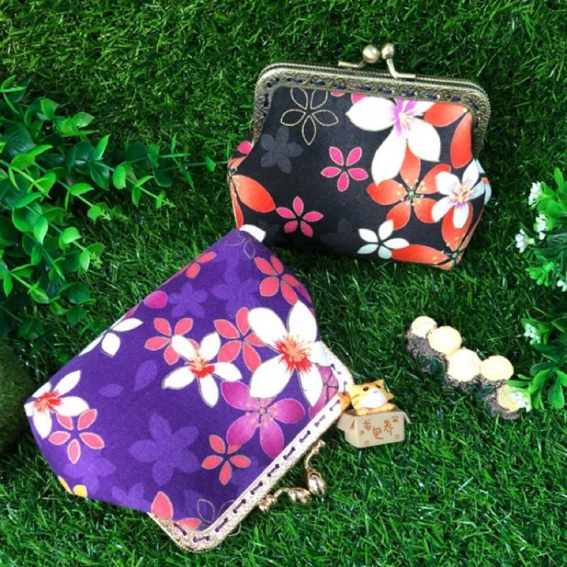 💥客家油桐花 復古 10.5公分 方形 口金包 手拿 口金包 零錢包 扣式口金包 可放卡-細節圖2