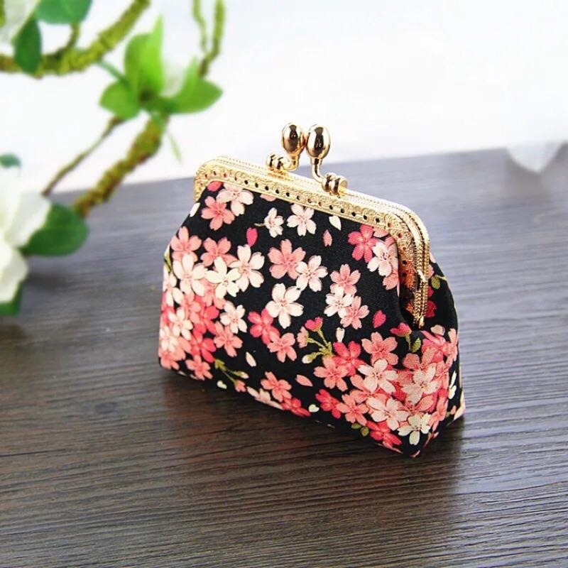 💥珠扣零錢包 10.5公分方形口金包 日式和風口金包 交換禮物 零錢包 扣式口金包 可放提款卡信用卡-細節圖2