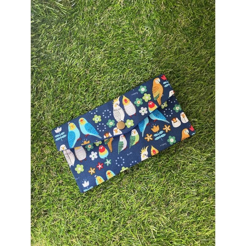 布紅包袋 手作紅包袋 鸚鵡 環保耐用 可放存摺 護照 發票-細節圖2